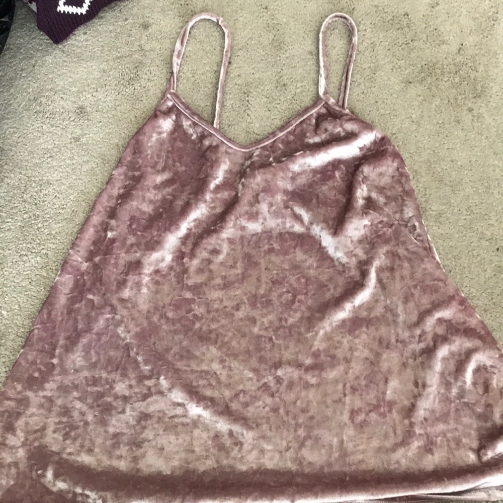 soft pink tank top